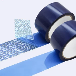 blue tamper evident security tape
