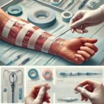 the application of medical tapes